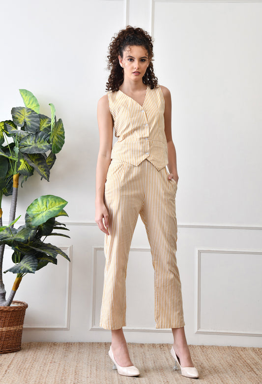 Golden Mustard Chic Co-ord Set